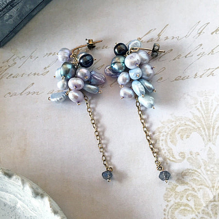 Floating on Air - Keshi Pearl and Rose Gold – Blue Chick Jewelry